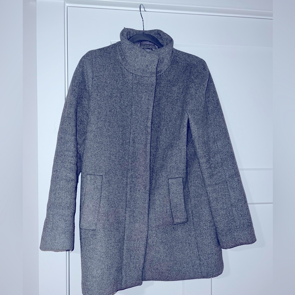 J. Crew Grey peacoat
